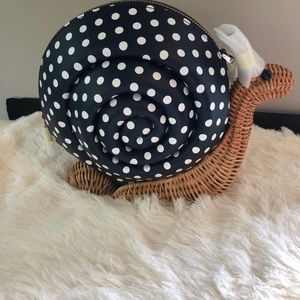 Kate spade polka dot snail crossbody